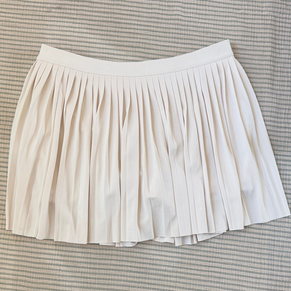 Prince Pickleball off white pleated skirt